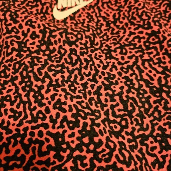 Women’s Nike Leg-A-See Leggings Size M Animal Print Pink Black - Picture 4 of 5